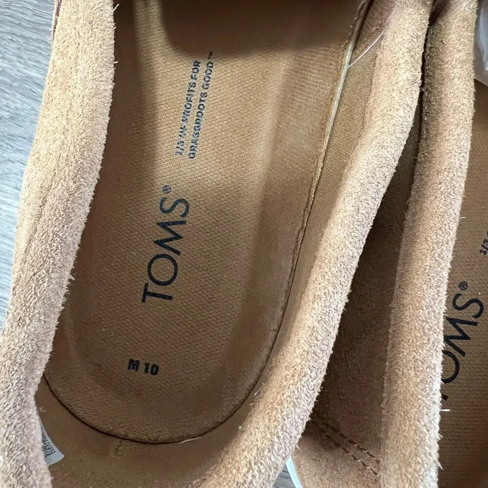 TOMS Mens Tan casual Trvl Lite Loafer SZ 10